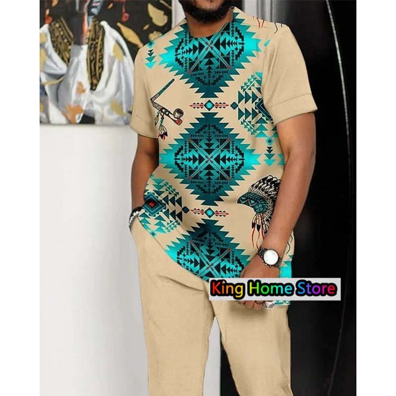 Men-s-Trousers-Tracksuit-2-Piece-Set-Fashion-African-Ethnicity ...