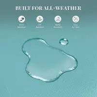 All-Weather 3-Piece Outdoor Patio Furniture Set with Wicker Rattan Chairs for Garden, Balcony, Poolside 4