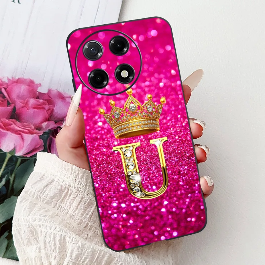 Crown Letters Soft Silicone Case - Premium Protective Cover