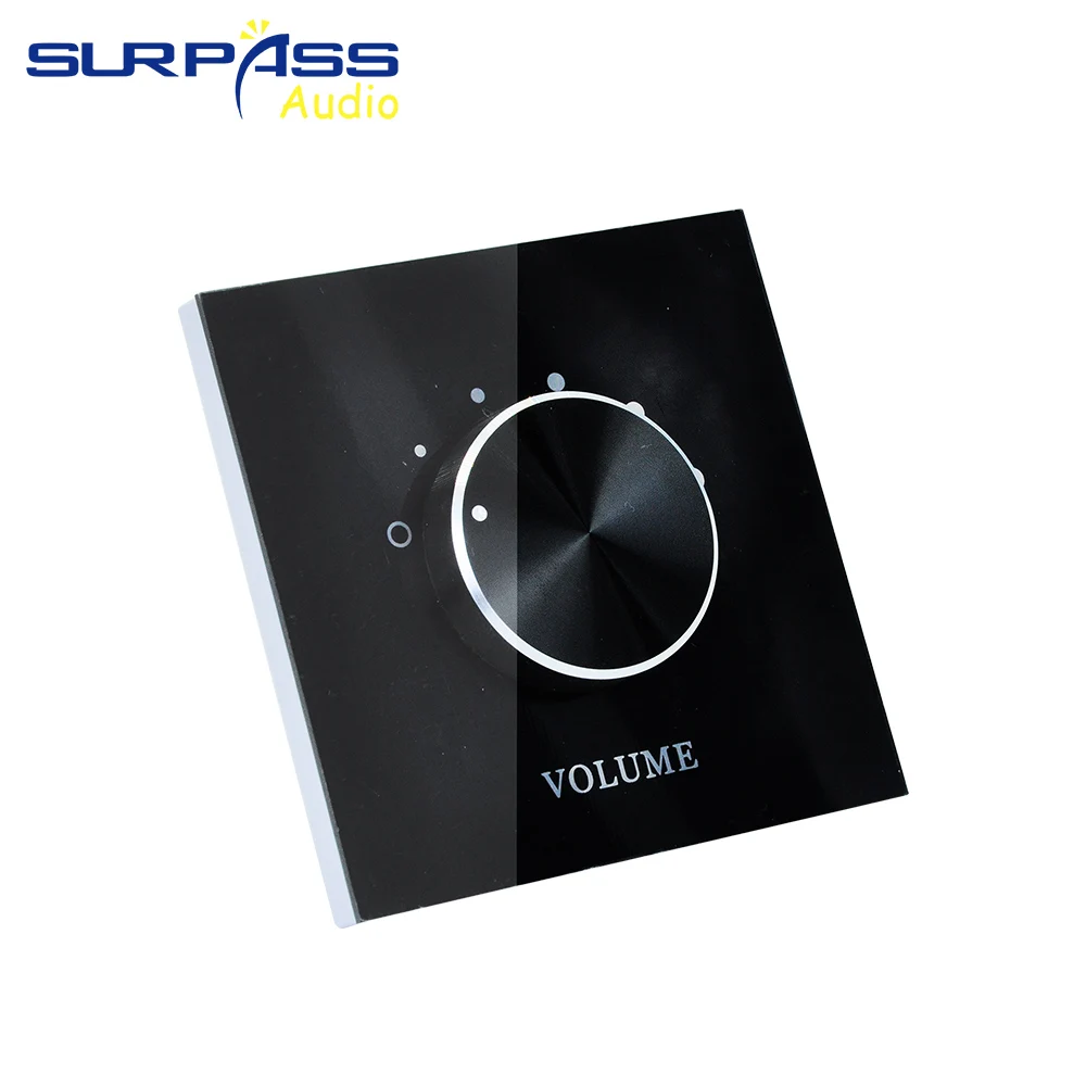 Acrílico Stereo Tuning Control para Alto-falante Resistência Fixa Controlador de Música Amplificador Home Deco Volume up Canais Ajuste - Image 6
