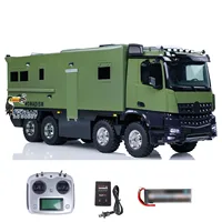1/14 Remote Control Touring Car RC Recreational Vehicle Model RTR Sound Light Smoking 3-speed Transmission Toys Model THZH1740 2