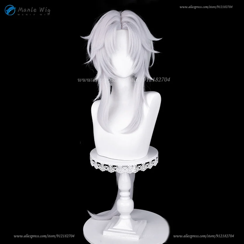 Blade Cosplay Perücke 100cm Dunkelblau Dunkelrot Heat Resistant Synthetik Anime Party 9