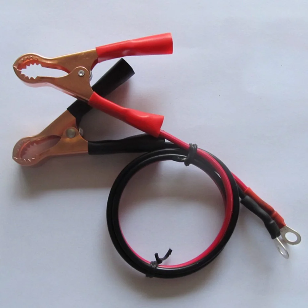 

2 Pieces Car 50AMP Battery Inverter Wire Power Transfer Cable Alligator Clip Powers 12 And 24 Devices Plastic And Copper Cables
