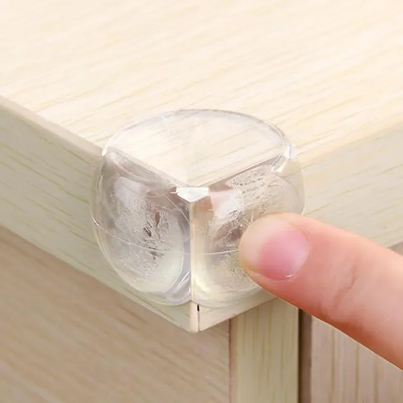 Silicone Table Corner Protector Table Corner Protector Table Edge Protector Furniture Anti Collision Strip 4pcs Transparent Ball Shape Table Corner Protector For Baby Safety Furniture Corner Guards Toddler Anti-Collision Edge Cover