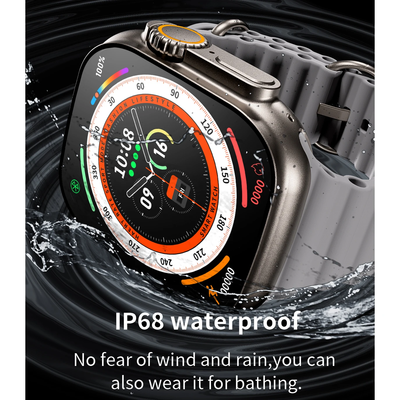 49mm Smart Watch Series 8 Ultra Smartwatch 2 08 NFC GPS Track Men Women BluetoothCall Waterproof