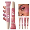 USHAS 4 Color Long-lasting Liquid Blush Facial Contouring Lightweight Soft Multi-Use Cream Blush Waterproof Facial Blush Stick 1