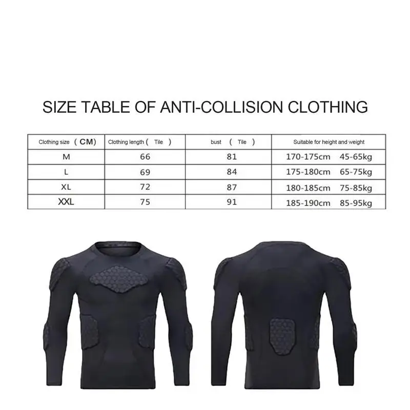Youth Anti Collision Padded Compress Protective Clothing Baseball