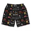 Heavy Metal Men's Beach Shorts Fitness Quick-drying Swimsuit Funny Street Fun 3D Shorts 4