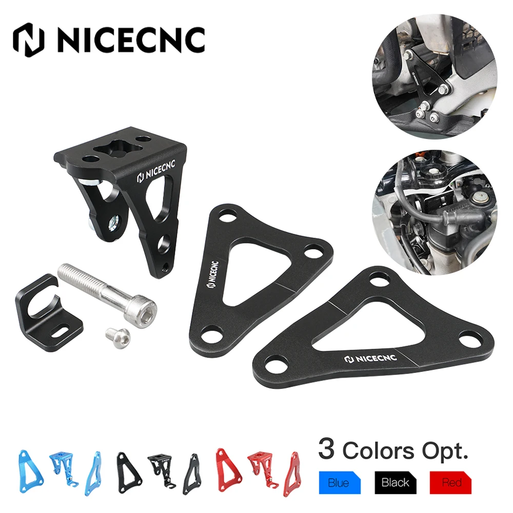 NICECNC AVT for Yamaha YFZ450R 2009-2024 2022 Engine Mounting Bracket Parts Billet Aluminum ATV Replacement Accessories Black