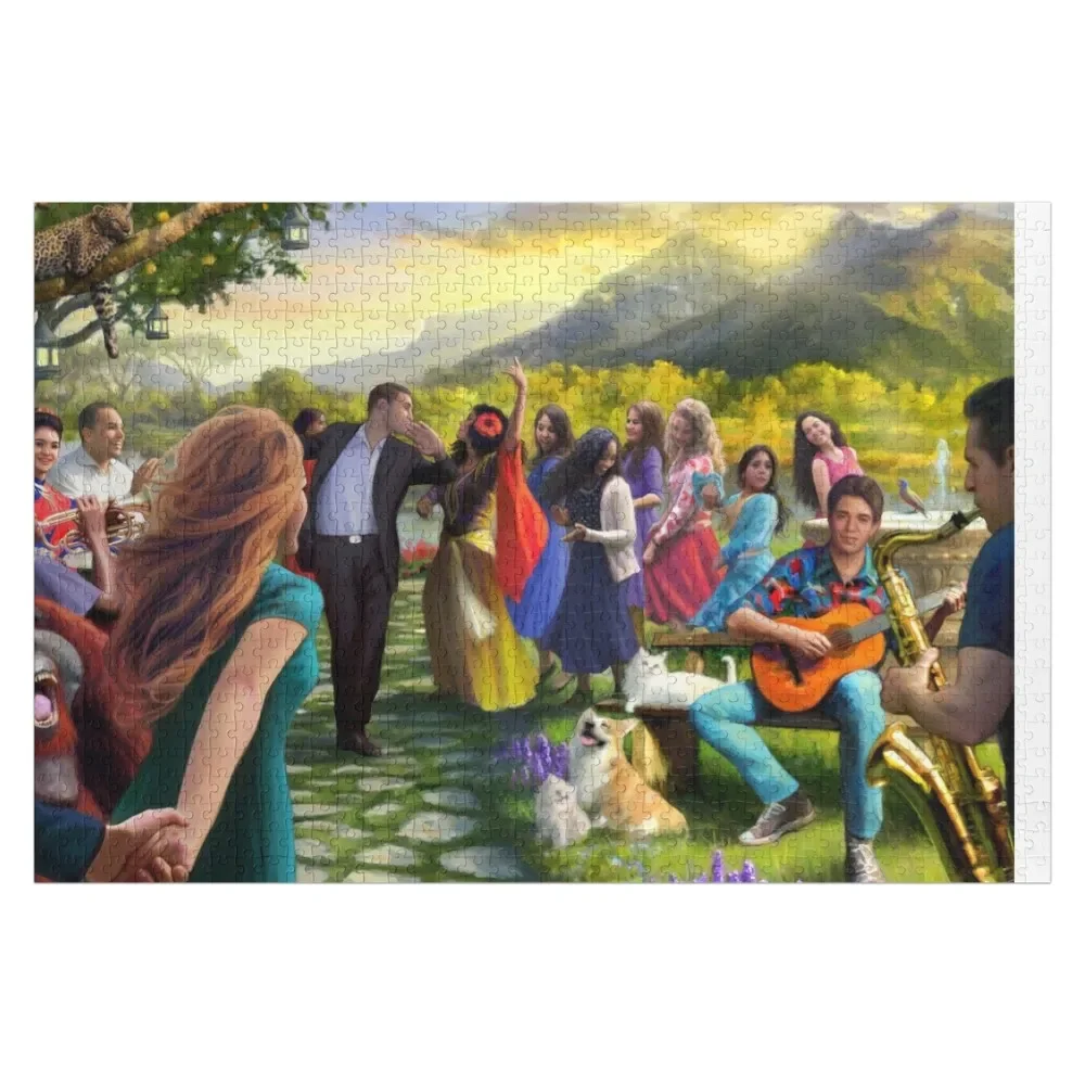 

Let there be MUSIC! Jigsaw Puzzle Jigsaw Pieces Adults Woodens For Adults Custom With Photo Custom Puzzle