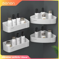 MENGNI Bathroom corner shelves Kitchen Storage organization rack Wall Mounted Shampoo Shower shelf Bathroom Accessories set 1