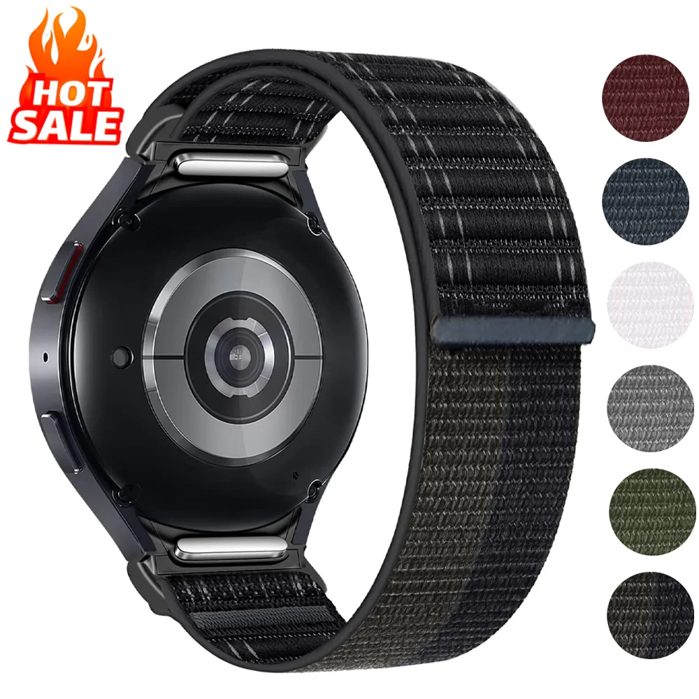Premium Nylon Loop Strap for Galaxy Watch - No-Gap Design