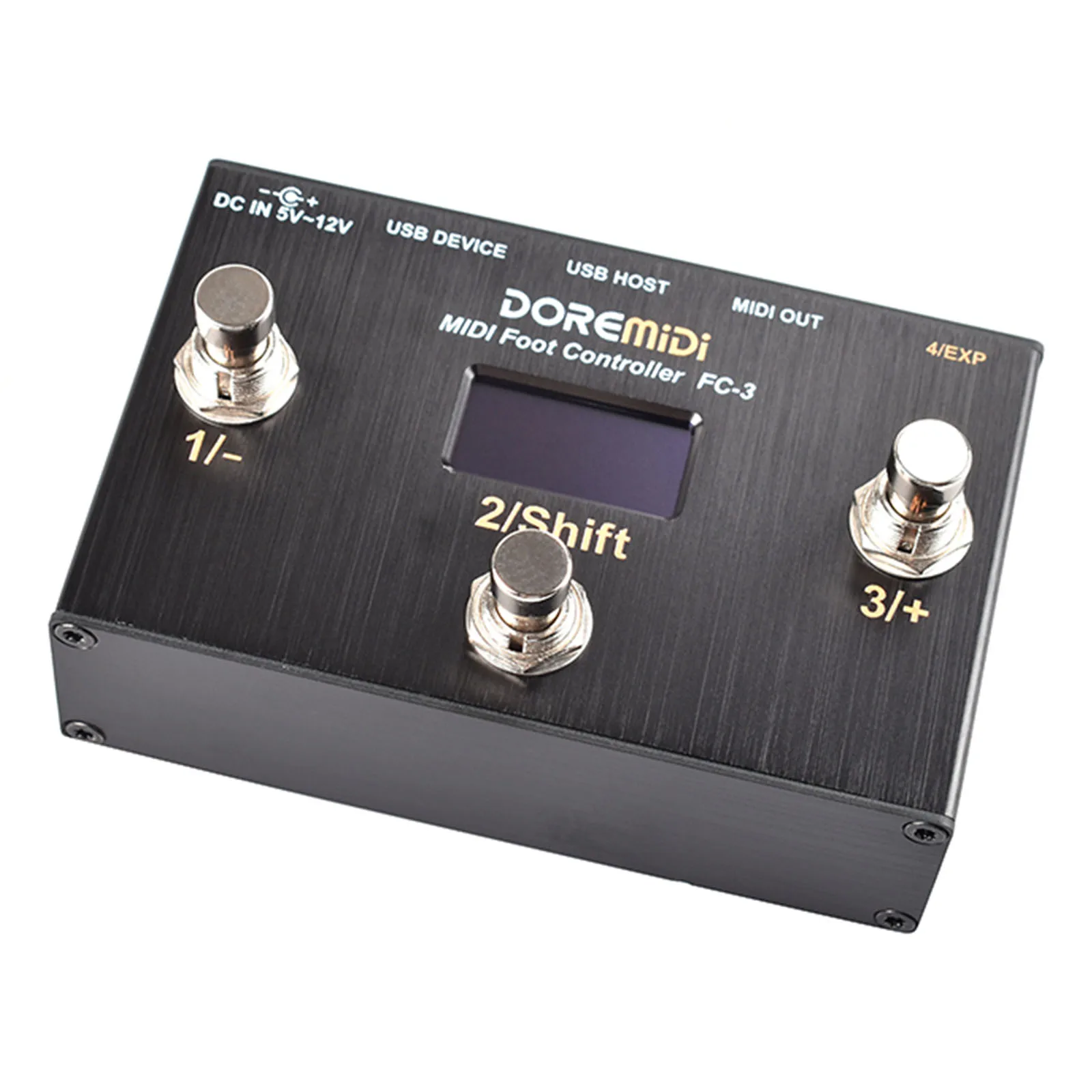 Midi Controller Tactile Stage Control Unit & Fc-3 Doremidi Midi Usb Instruments with Multiple 3 Programmable Switch Pedals