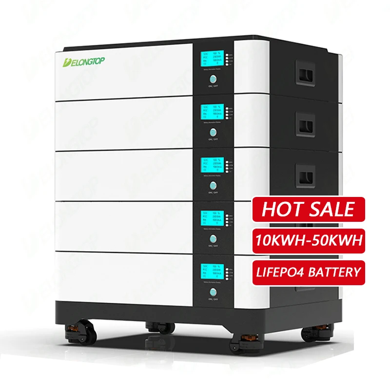 

Hot Sales Rack-Mounted For Home Solar Energy System 48V Lithium Battery Pack Lifepo4 48v 100Ah 200ah 51.2v 5KWH 10kwh