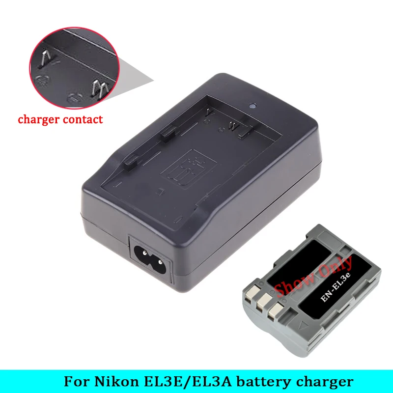 Battery Charger Nikon EN-EL3 D50 D70 D100 D80 D200 D90 D300 EN-EL3E 3A EL-3A EL-3E D100SLR D700 D70S MH-18 MH-18A