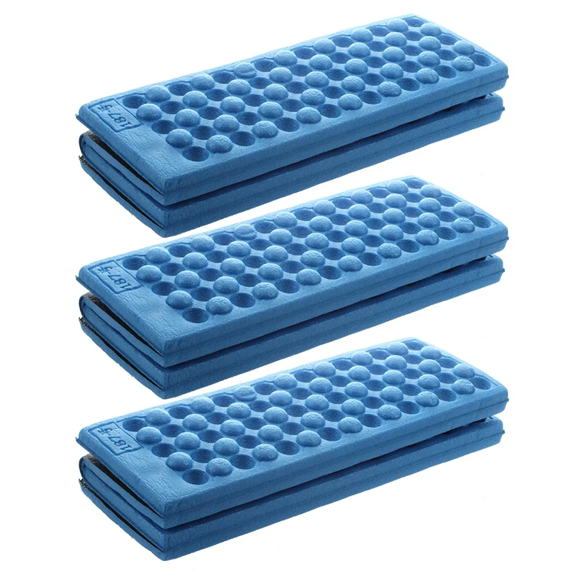 

ABSF 3X Personalized Folding Foam Waterproof Seat Pad Chair Cushion (Blue)