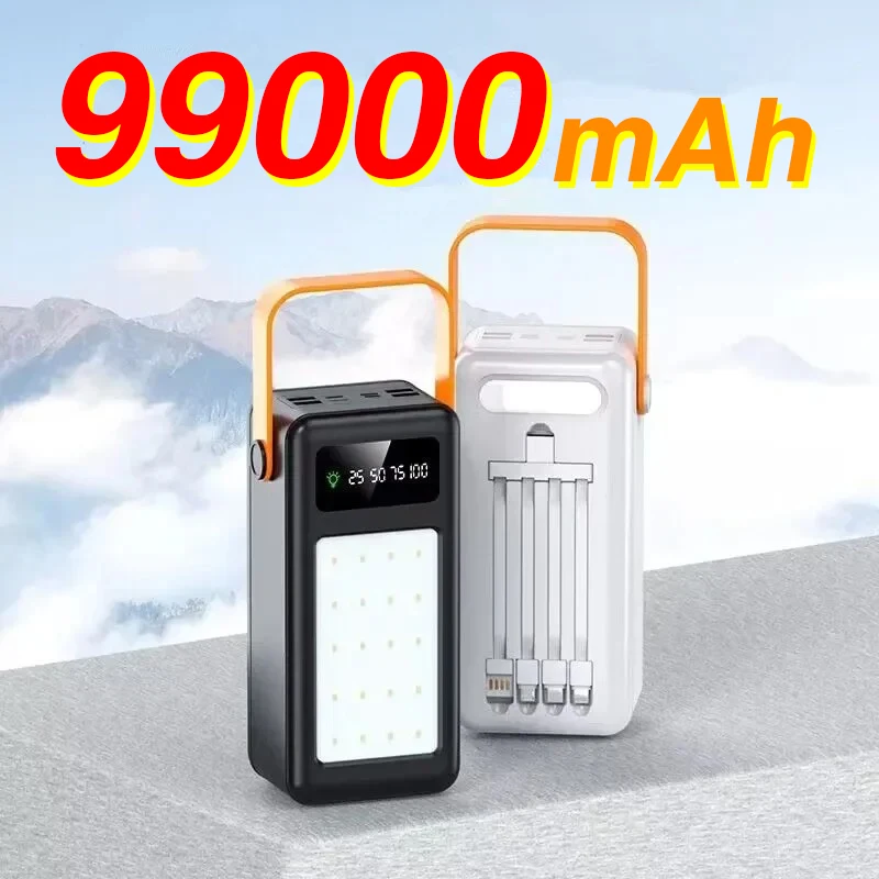 Power Bank 99000 Mah Dual Usb Power Bank 99000 Mah Caricabatteria Esterno Portatile Per Iphone Xiaomi Samsung Phone
