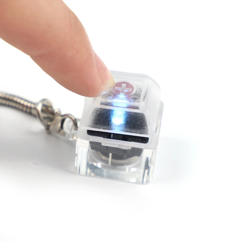 Gateron Mechanical Keyboard Switch Tester Keychain - Translucent Sampler Tool