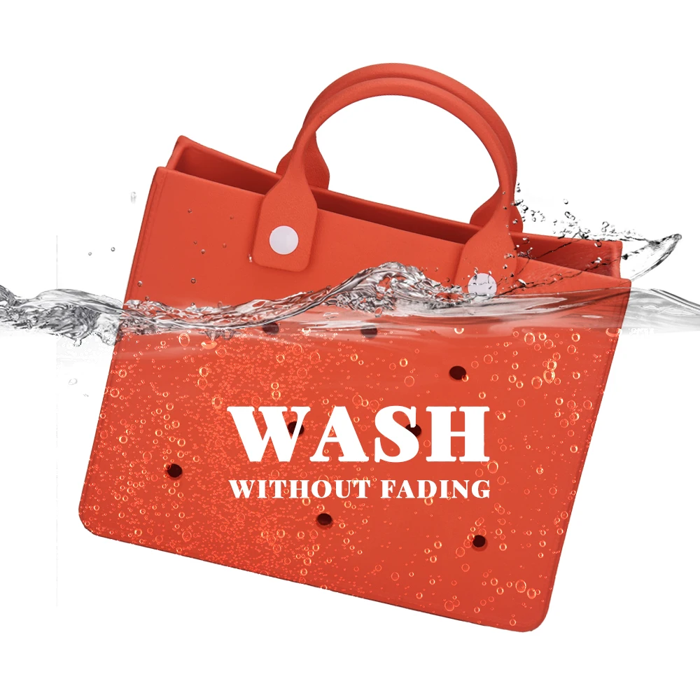 Boggbag EVA beach handbag, comfortable capacity waterproof outdoor travel and sports portable storage bag, office accessories