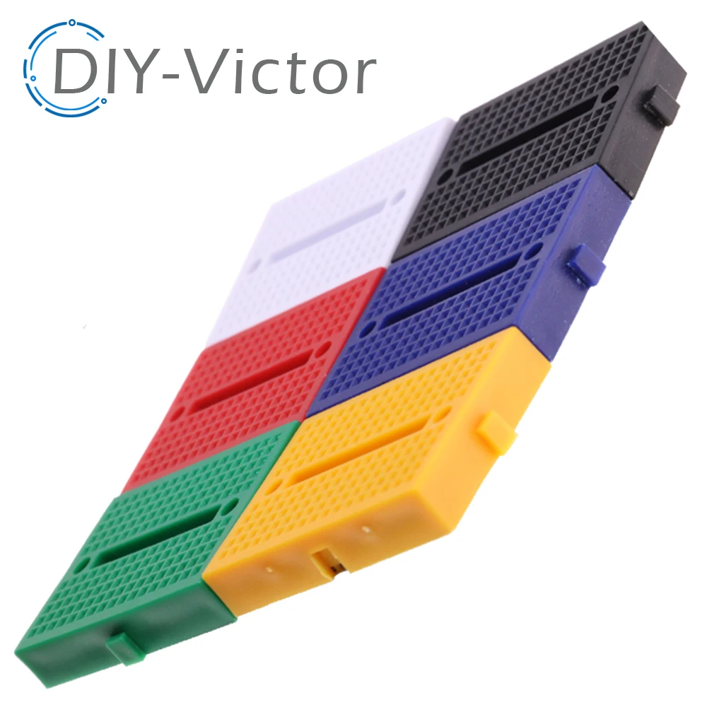 Six Color Mini Solderless Breadboard SYB-170 Tie-points PCB Test Board 35*47*8.5mm For Bus Test Circuit