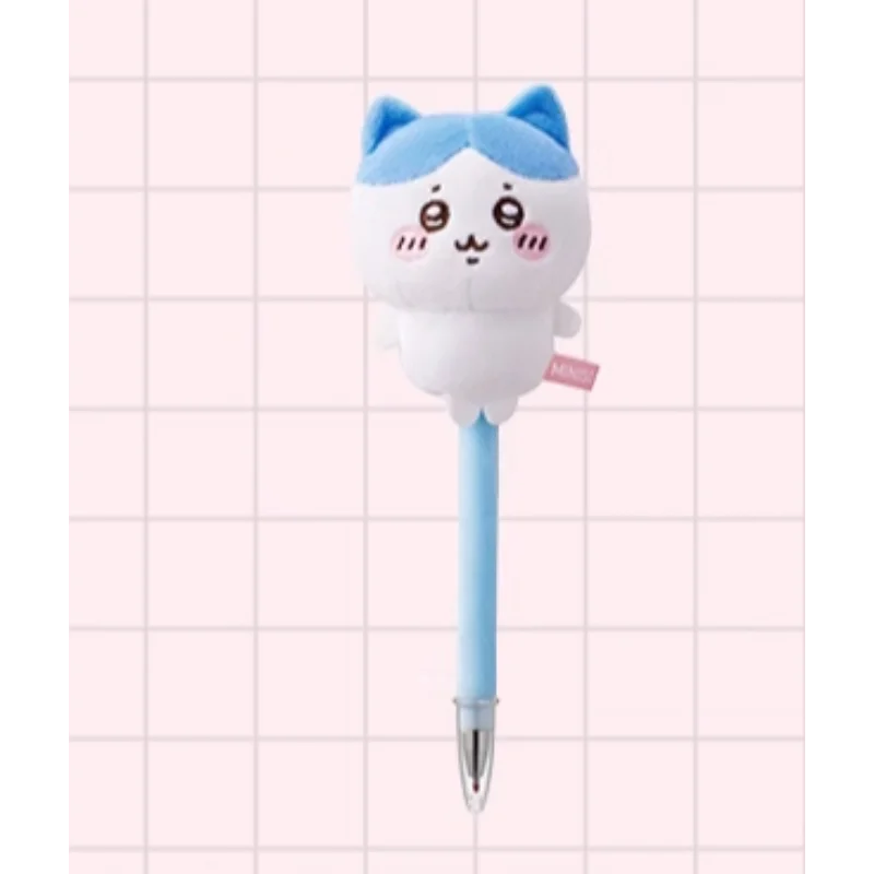 MINISO Anime Cartoon Chiikawa Series 3D Plush Gel Pen Genuine Cute  Hachiware Ballpoint Pen Student Stationery Black Pen Gifts - AliExpress 26