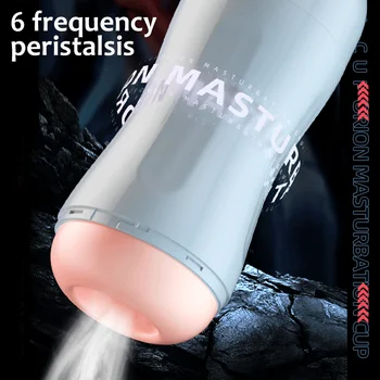 Automatic Male Masturbator Cup Heated Sucking Vibration Blowjob Real Vagina Pocket Pussy Penis Oral Sex Machine Toys for Men Automatic Male Masturbator Cup Heated Sucking Vibration Blowjob Real Vagina Pocket Pussy Penis Oral Sex Machine