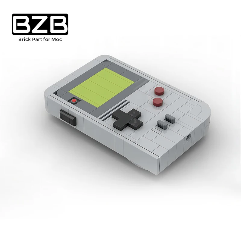 

BZB MOC-Mini Handheld Game Console for Kids Building Block Set Game Console BricksToys Puzzle game Holiday best Gift Toys