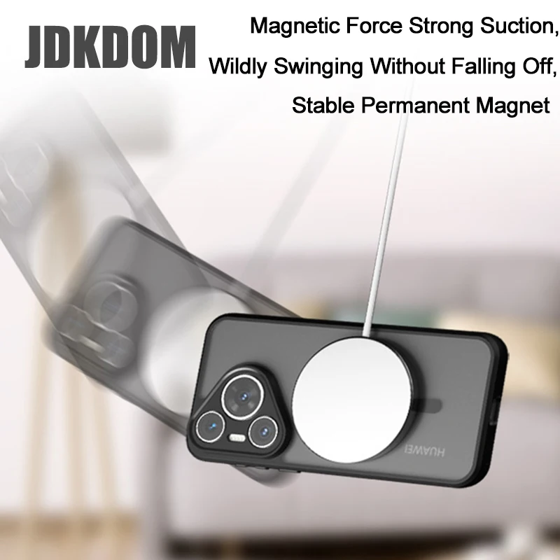 Magnetic Matte Shockproof Armor Case - Durable Protective Cover by JDKDOM
