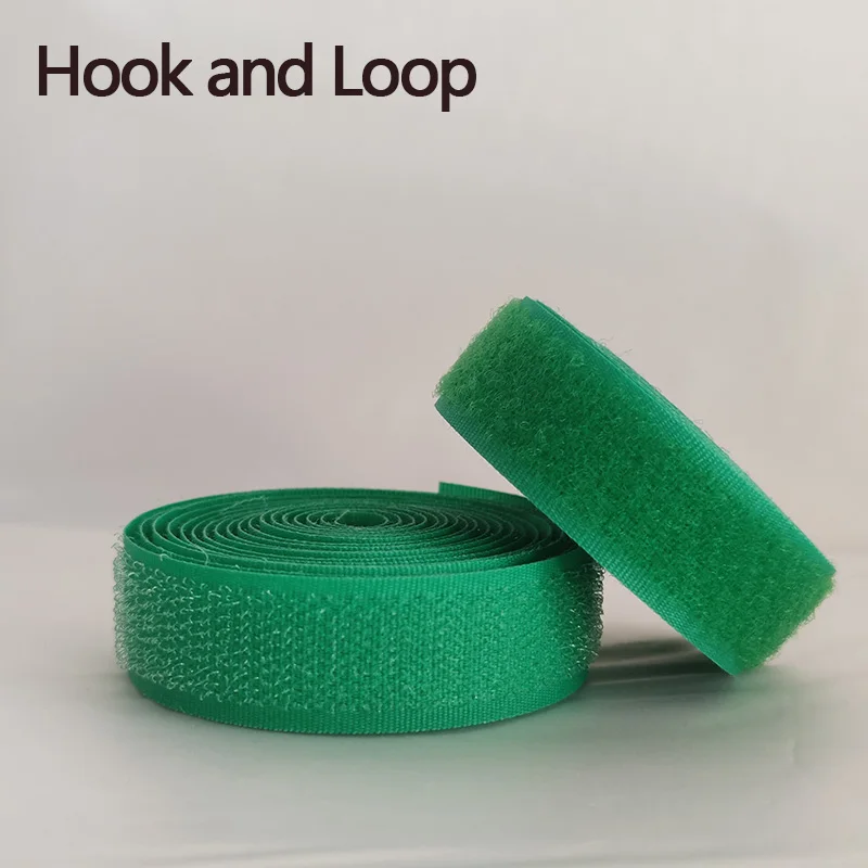 Colorful 20mm Non-Adhesive Hook and Loop Fastener Tape - 10M Nylon Fabric