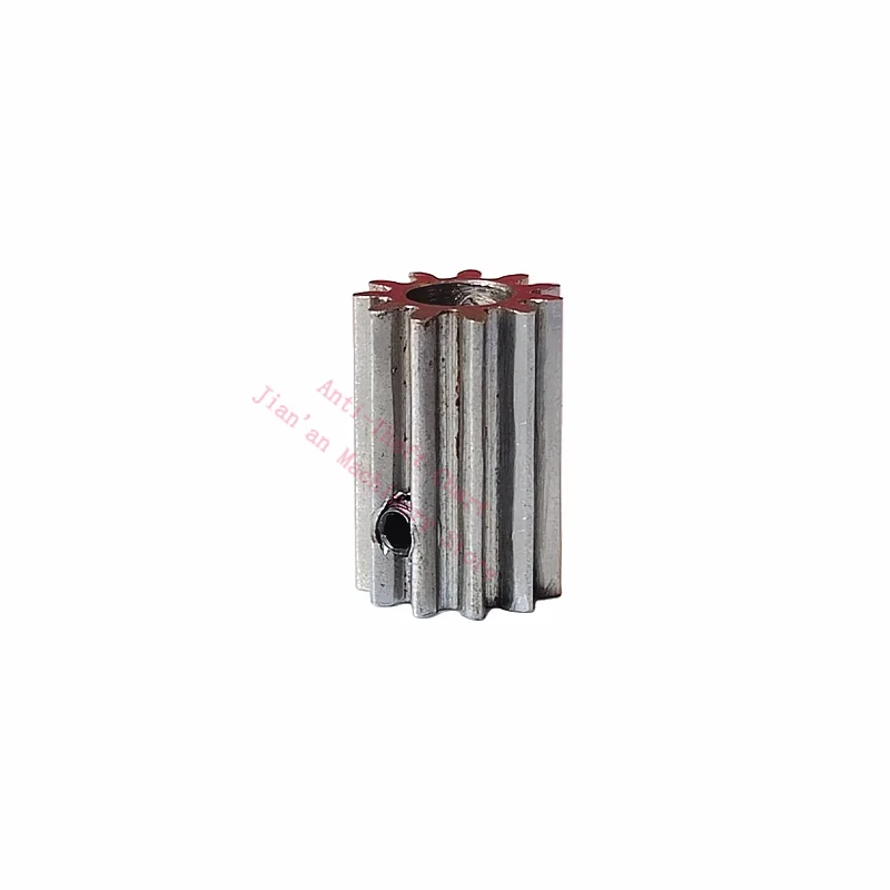 2pcs 0.8 mod 10 teeth 11 teeth 12 13 14 15 17teeth brass 45 carbon steel involute cylindrical spur gear transmission gear