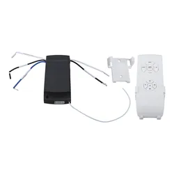 Universal Ceiling Fan Light Remote Control Kit for Home - Long - Range Control, 85 - 240V (Black)