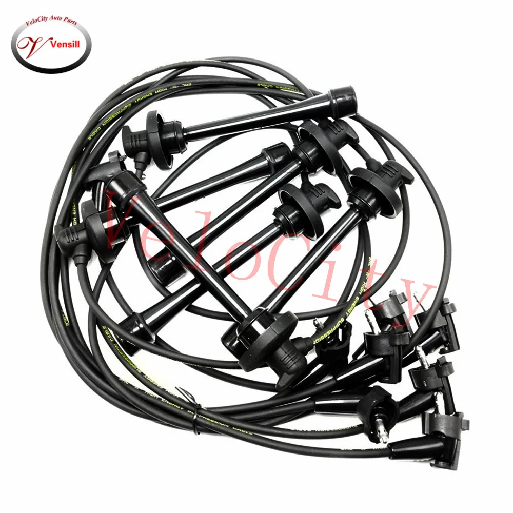 Ignition Cable Set Spark Plug Wire Set For 1990-1997 Toyota Land Cruiser Lexus LX450 4.5L Part No# 90919-21557 9091921557 5604