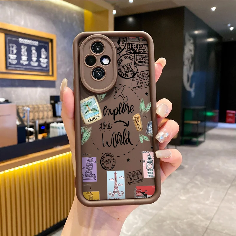 Minimalist Summer World Travel Soft Phone Case