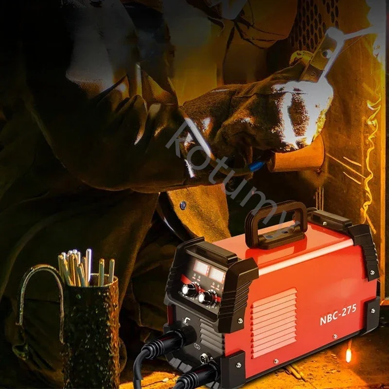 Portable Electric Welding Machine MMA MIG Carbon Dioxide Gas Shielded Welding Machine Non Gas Welder 4
