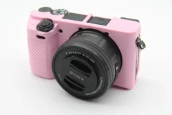 Durable Silicone Soft Camera Case - Protective Rubber Body Cover Skin (Pink)