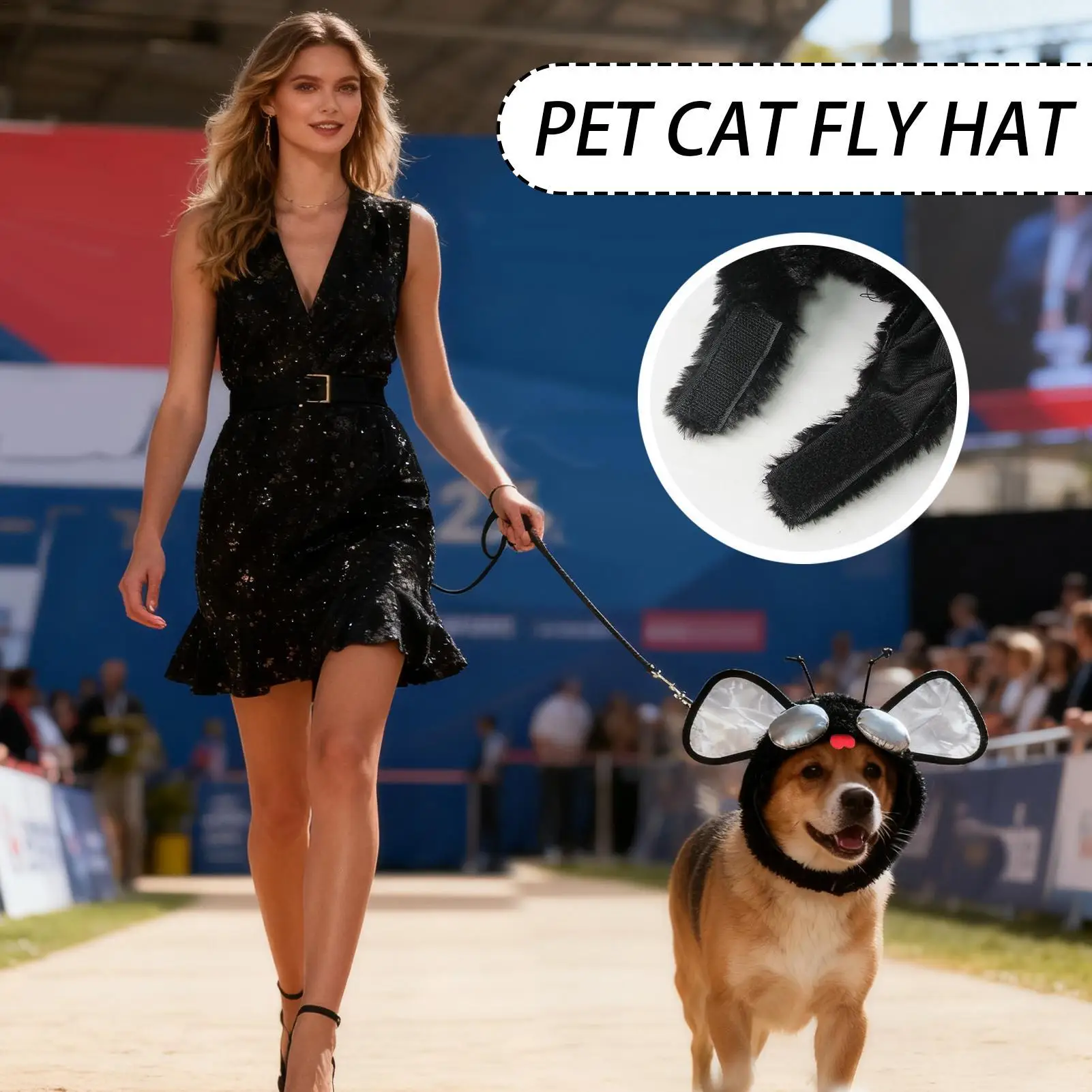 Pet Hat Cute Dress Up Headwear Pet Costume Hats For Cosplay Festival Winter Birthday Halloween New Years Puppy Kitten