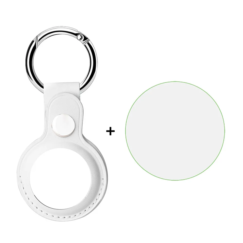 2020 new For AirTags Cover  Leather Protection Anti-Lost Protective Case For Apple Locator Tracker Cover 