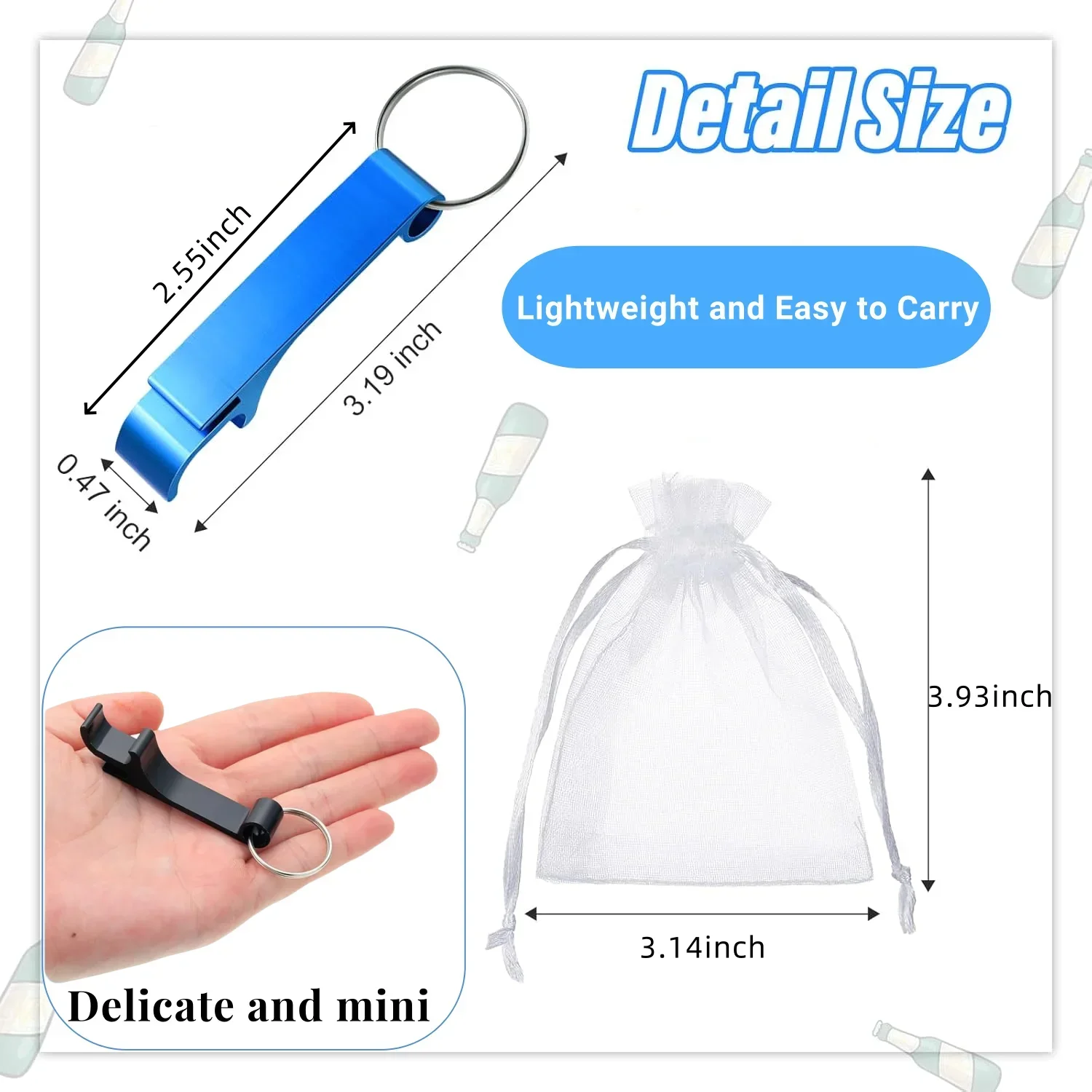 30-180Set customizable bottle openers for wedding birthday baby shower souvenirs