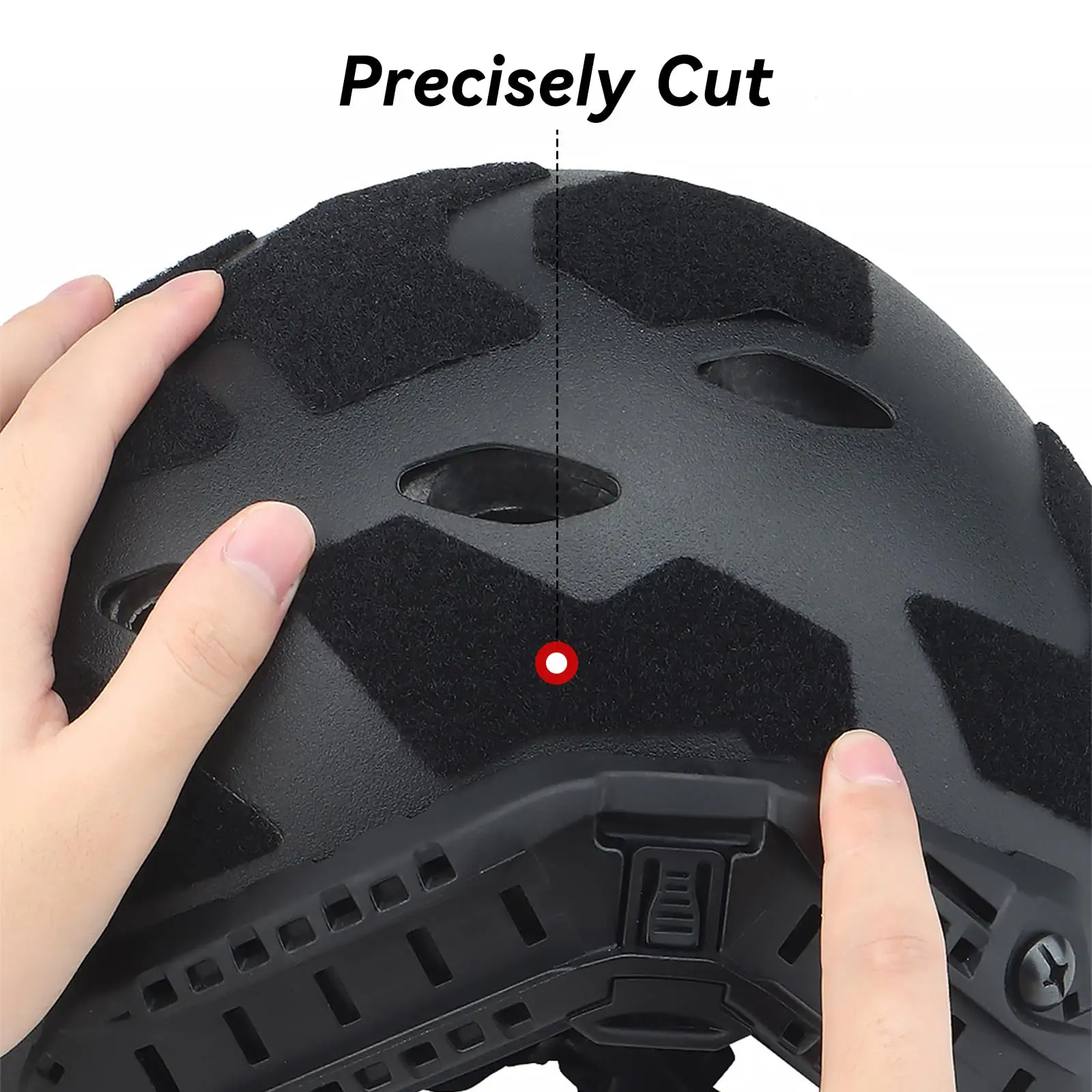 11Pcs Tactical Helmet Magic Sticker Airsoft Helmet Patches Hook and Loop Sticky for FAST High-Cut Accessories