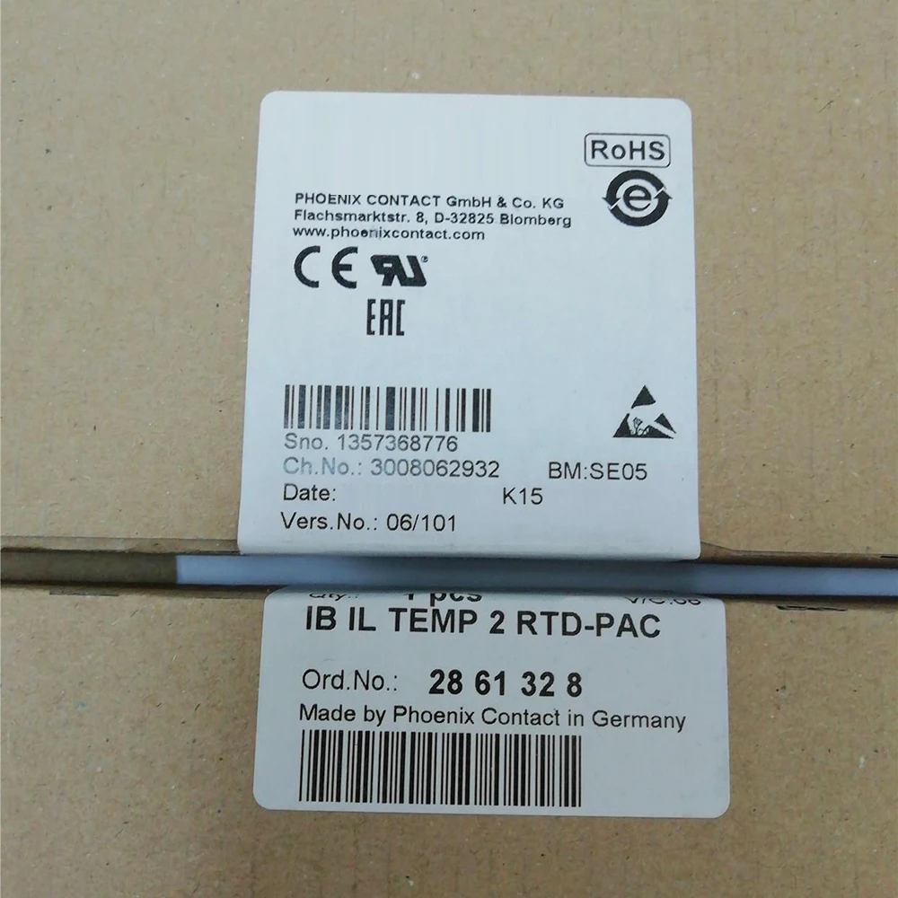 2861328 For Phoenix Analog Module IB IL TEMP 2 RTD-PAC 4 2861328 For Phoenix Analog Module IB IL TEMP 2 RTD-PAC - Image 2