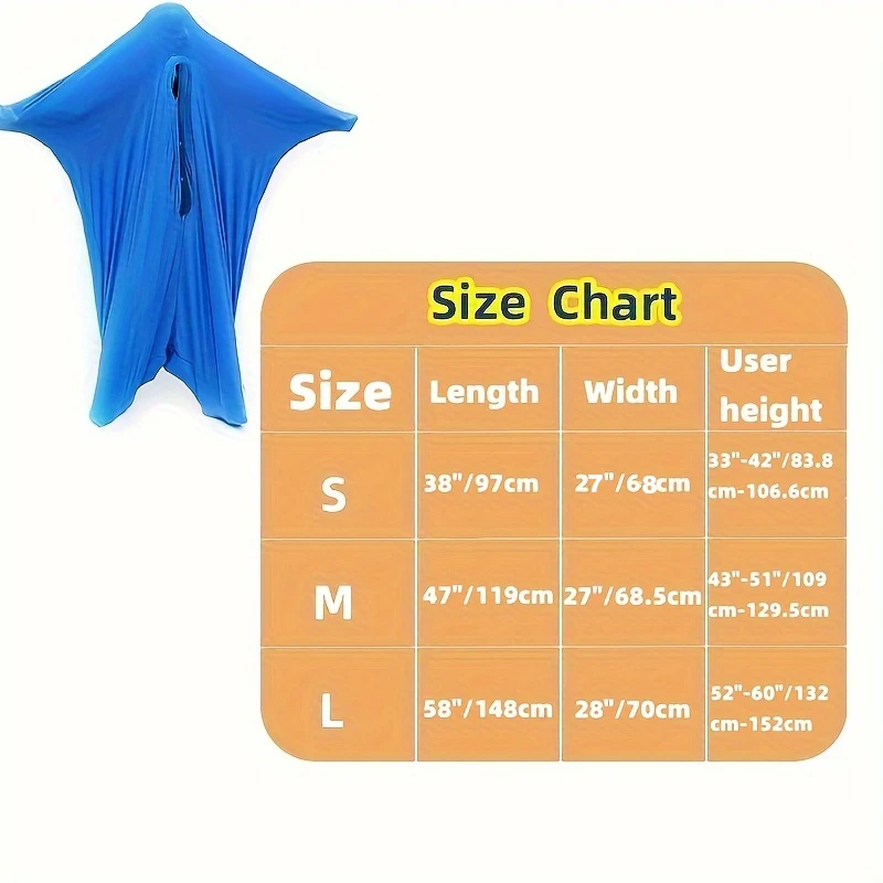 Dynamic Movement Stretchable Sensory Full Body Sock for Kids Sensory Body Sack Pod Calming Therapy Blanket