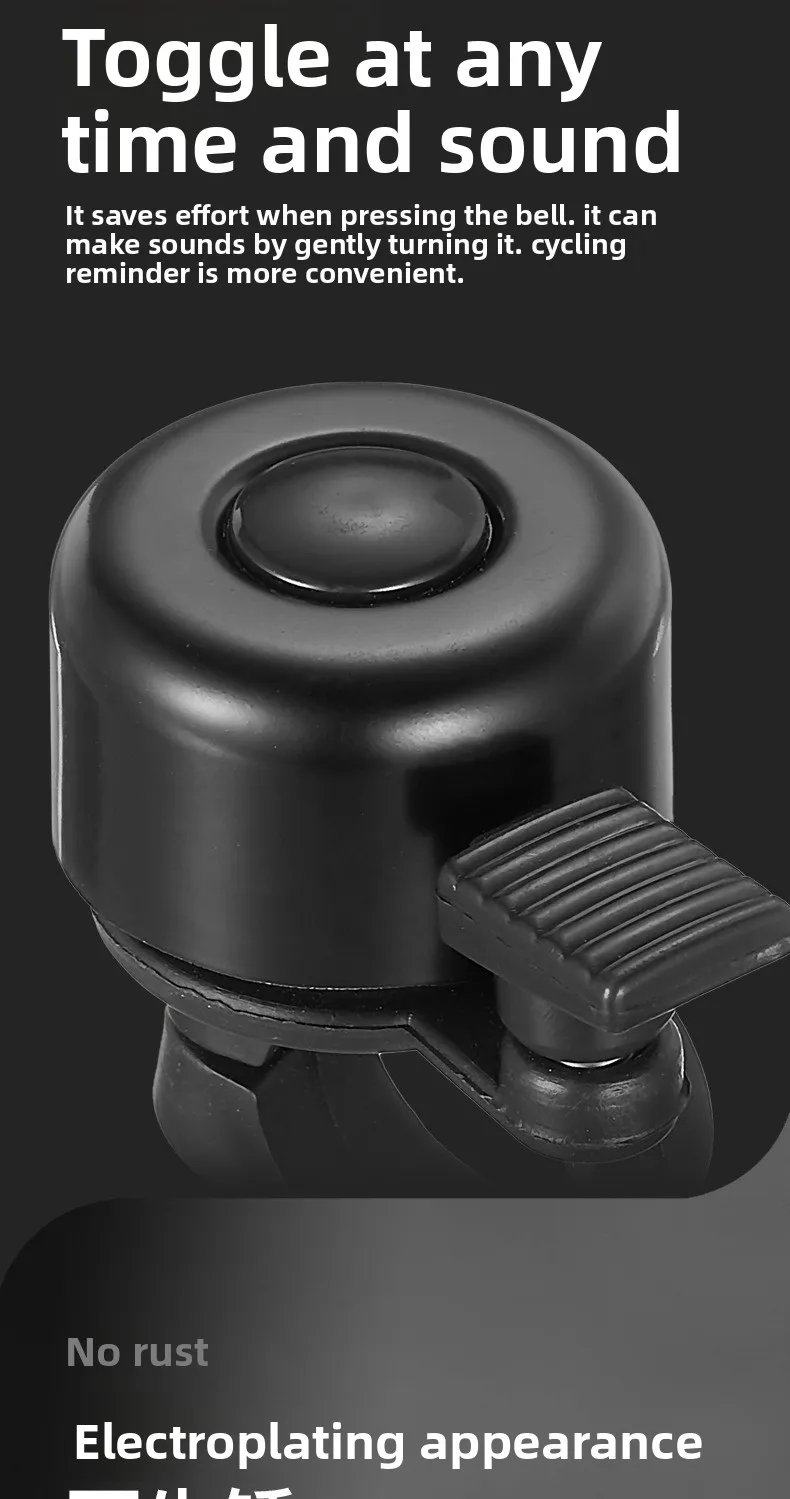 Description Picture 5 of itemBicycle Mini Bell Mountain Road Bike Super Loud Universal Bicycle Horn Balance Bike Decoration Accessories Riding Equipment