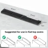 Spice Rack Magnetic Stove top Shelf Over the Stove Spice Rack for Kitchen Shelves Silicone Shelf Organizer Seasoning Organizer 4