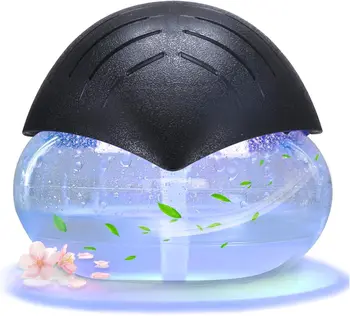 Water-Based Purifier, Water Filter Air Washer For Home and Office - Essential Oil Aroma Diffuser With 7 LED Color Night light - 1