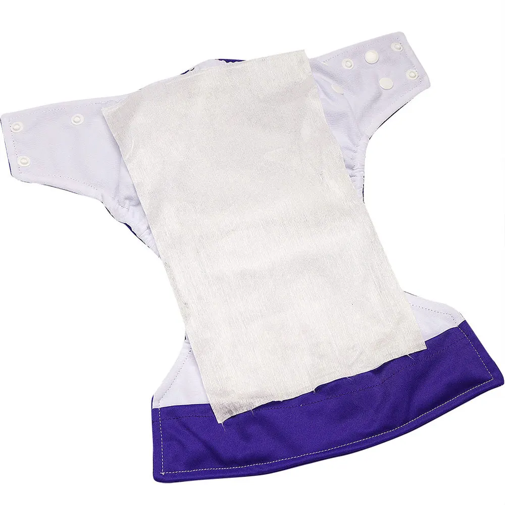Baby's Disposable Bamboo Flushable Nappy Liners, Biodegradable Cloth Diaper liner, Baby Wipes, 1 Roll, 100Pieces