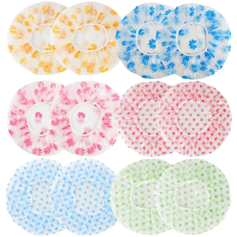 Shower Cap 1pcs Waterproof Bathing Household Long Hair Dry Kitchen Fume Prevention Sanitary