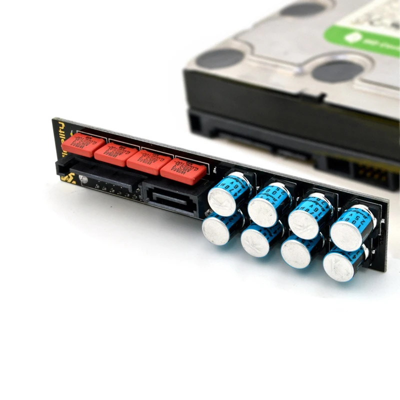 

PC filter adapter SATA power supply isolation regulated power supply purification PC-HiFi hard disk drive power supply filter