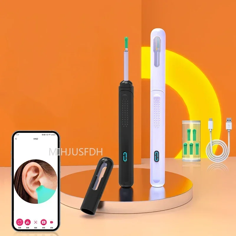 Visual Ear Cleaner with Camera LED Lights Lens Ear Wax Removal Tool Take Video HD Ear Wax Removal Tool Dropshipping 4