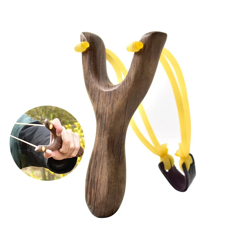 High Quality Cheap Wooden Slingshot Portable Outdoor Hunting Shooting Sling Slingshot Toy Outdoor Sports Toy Wooden Sling leg hammock folding foot rest pad fortable footrest travel airplane adjustable height foot sling under desk portable