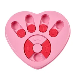 Interactive Pet Puzzle Toy and Slow Feeder (Pink)